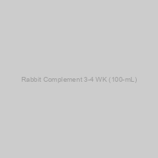 Image of Rabbit Complement 3-4 WK (100-mL)